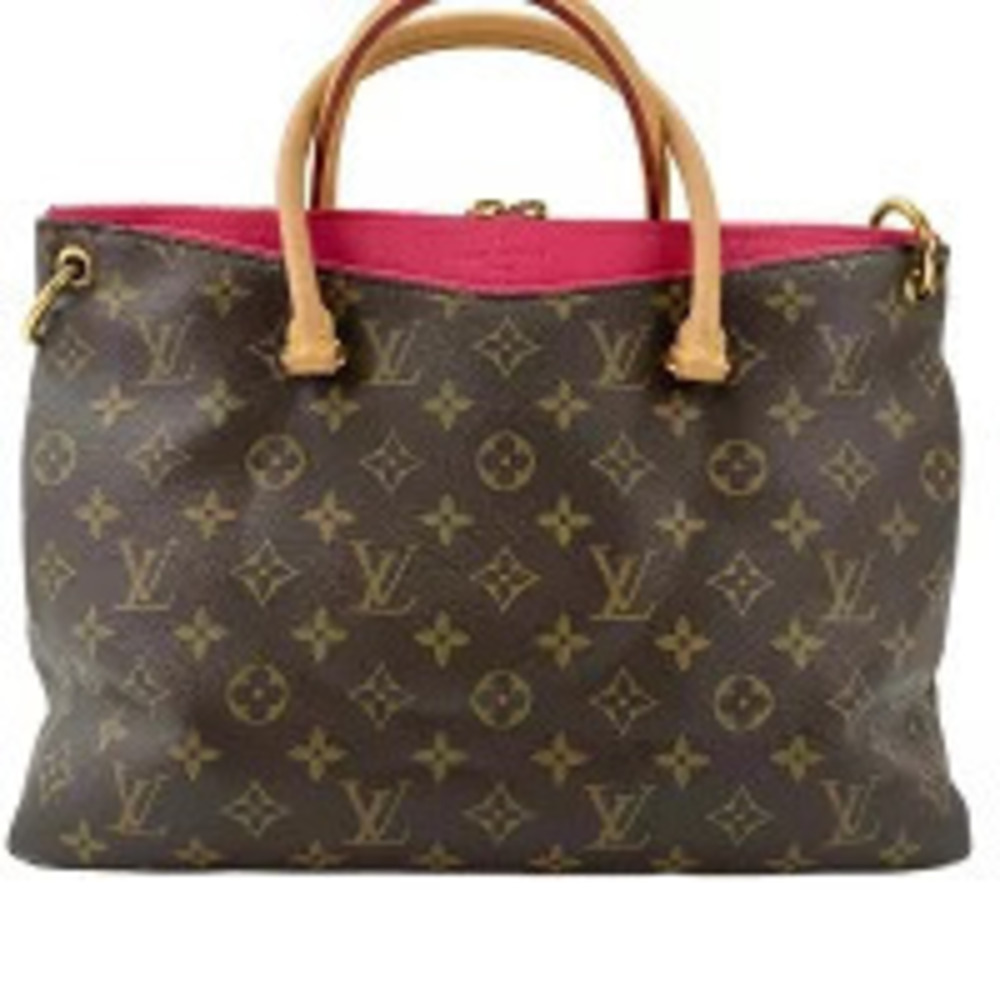 Louis Vuitton Monogram Pallas Handbag Brown